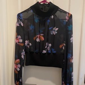 Absolutely Stunning Marciano semi shear black Top